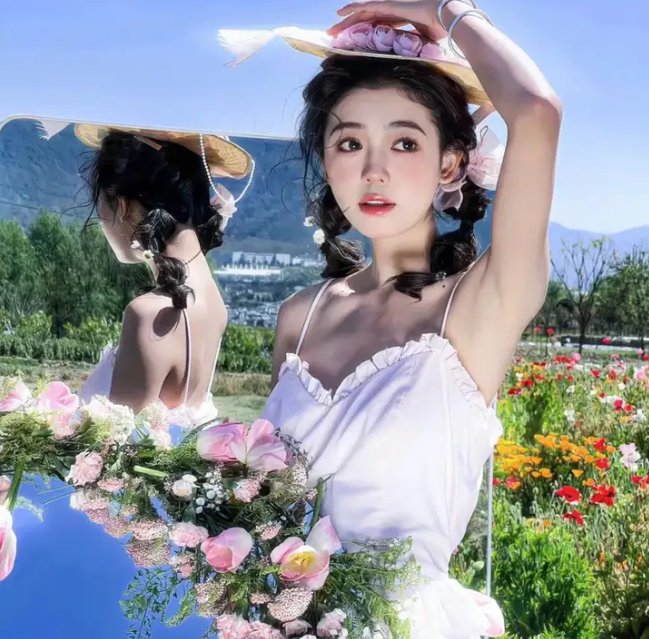 女儿站起来
